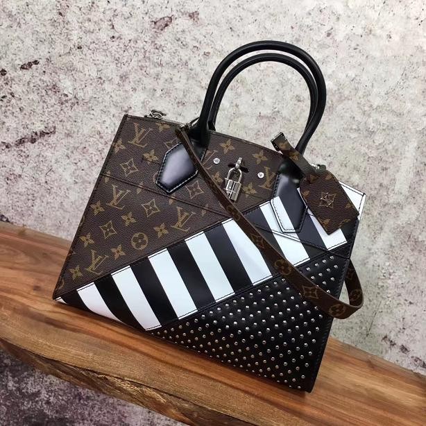 2017 louis vuitton imported leather city steamer mm m42526 JH00762BM34