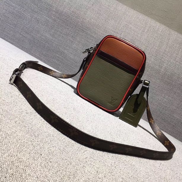 2017 louis vuitton original epi leather danube mm M53424 green JH00723gK59