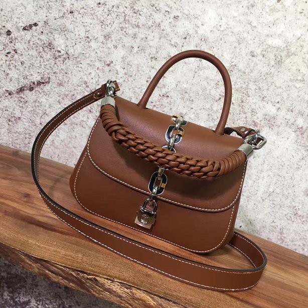 2017 louis vuitton original leather chain it bag bb M54520 coffee JH00768Vj56