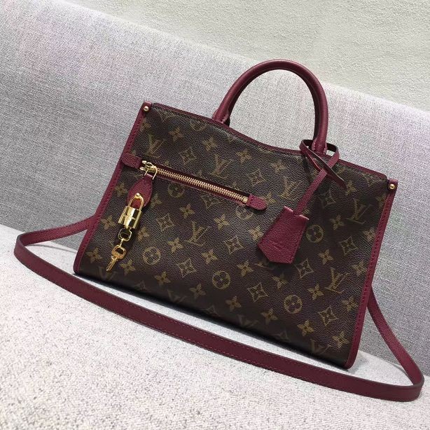 2017 louis vuitton original popincourt pm M43462 purple JH00750jn49