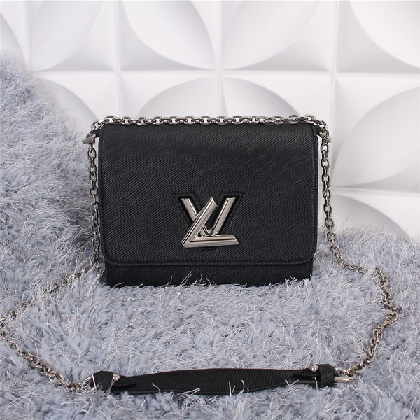 AAA 1:1 Louis Vuitton epi leather shoulder bag 50123 black JH01114IL96
