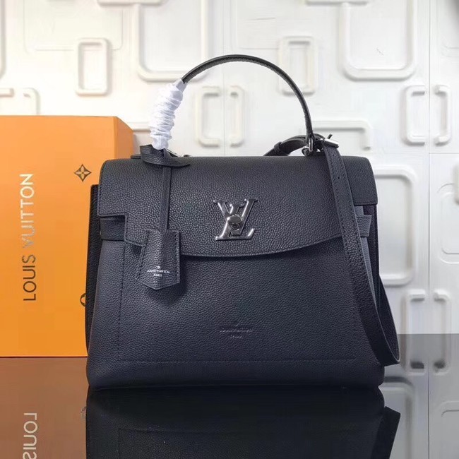 AAA 1:1 Louis Vuitton original LOCKME EVER M51395 black JH01643RI87