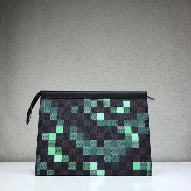 AAA 1:1 Louis Vuitton original POCHETTE VOYAGE MM N41696 green JH01798Dt62