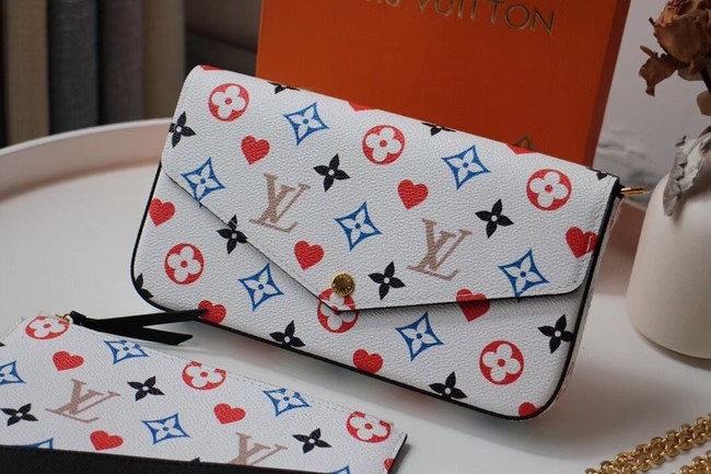 AAA Louis Vuitton FELICIE POCHETTE M61276 white JH00292im52