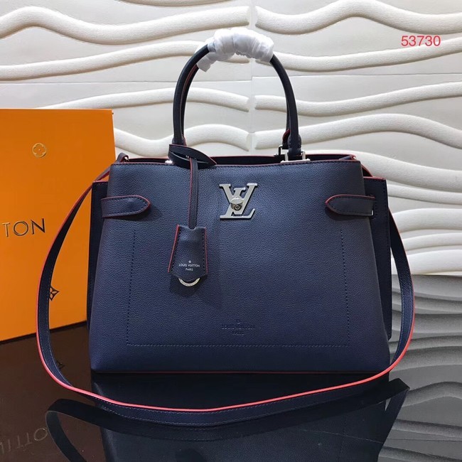 AAA Louis Vuitton original LOCKME DAY M53730 Marine Rouge JH01111CB45