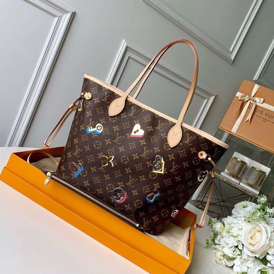 AAA Louis Vuitton Original Monogram Canvas NEVERFULL MM M44364 JH01396SV29