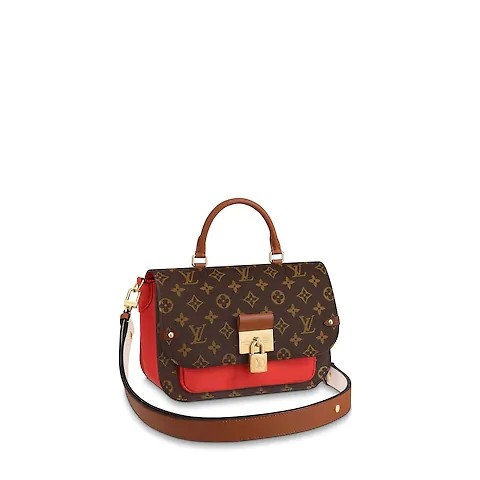 AAA Louis Vuitton Original Monogram Canvas VAUGIRARD M44548 Coquelicot Red JH00707pL24