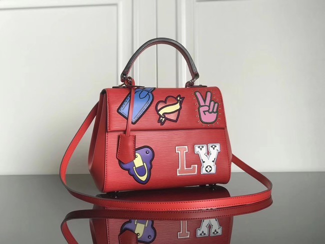 AAA Replica Louis Vuitton original Epi Leather CLUNY BB M52484 red JH01622UG71