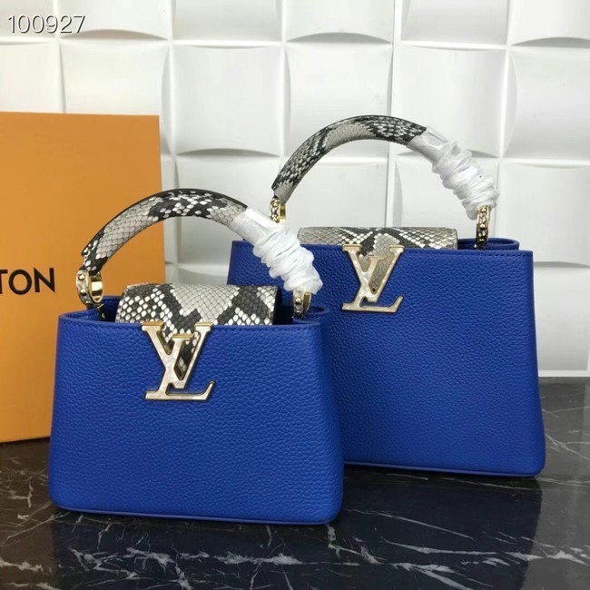 AAAAA Louis Vuitton CAPUCINES MINI M99676 blue JH00111hr50