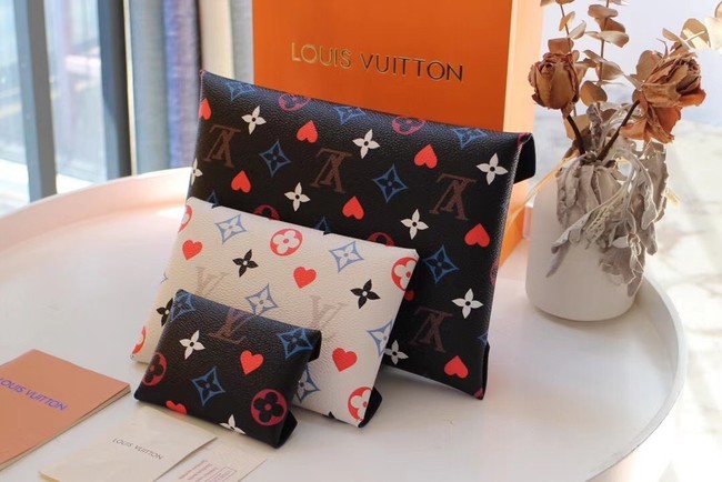 Best Louis Vuitton original POCHETTE KIRIGAMI M67600 black&white JH00284aU87