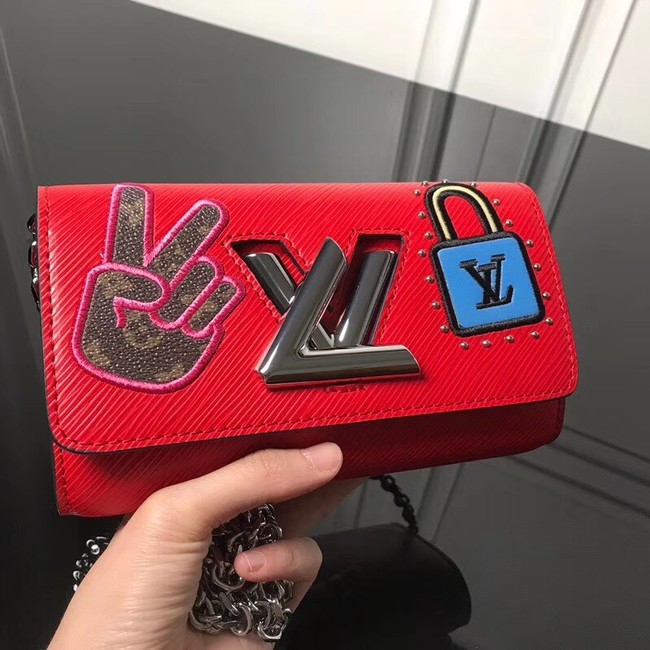 Copy High Quality Louis Vuitton original Epi leather WALLET M63320 red JH01471xG96