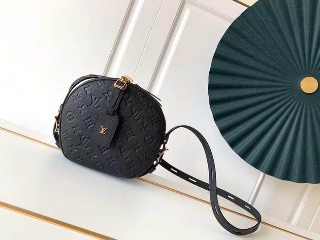 Copy Louis Vuitton Monogram Empreinte Original Leather M45167 black JH00550wz58