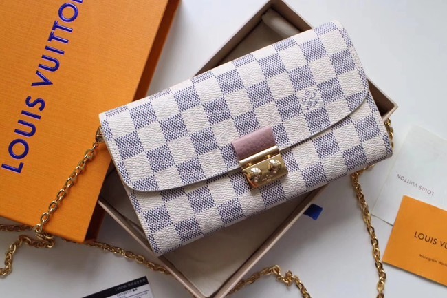Copy Louis Vuitton Original Damier Azur Canvas CROISETTE N61273 JH01922lZ95