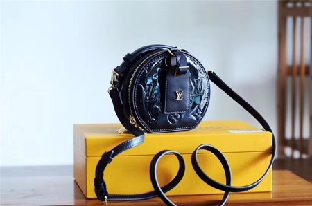 Copy Louis vuitton original MINI BOITE CHAPEAU SOUPLE M44699 black JH00956ms30