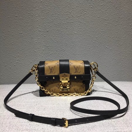 Copy louis vuitton original Monogram Canvas Lipstick bag 44186 yellow JH00360nS53