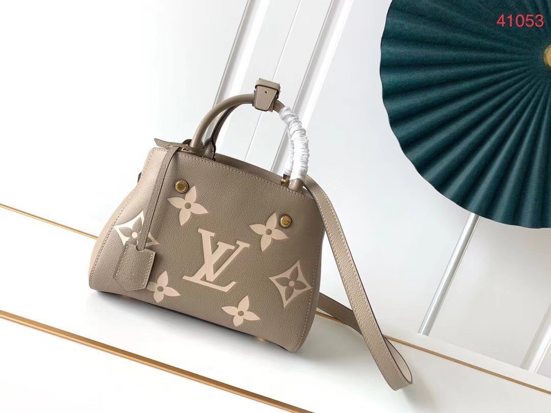 Copy Louis Vuitton Original MONTAIGNE BB M45489 grey JH00365Ep86