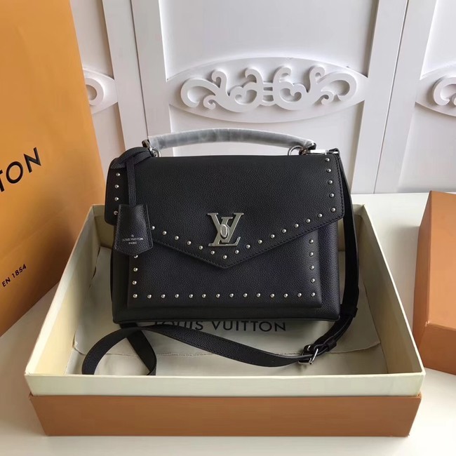 Copy Louis vuitton original MY LOCKME M54849 black JH01545Ep86