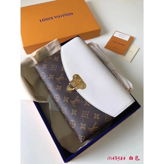 Fake Copy Louis vuitton original monogram canvas SAINT PLACIDE M44274 white JH00045UW33