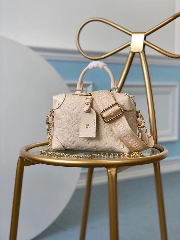 Fake Louis Vuitton Original PETITE MALLE SOUPLE M45394 Cream JH00349jp38