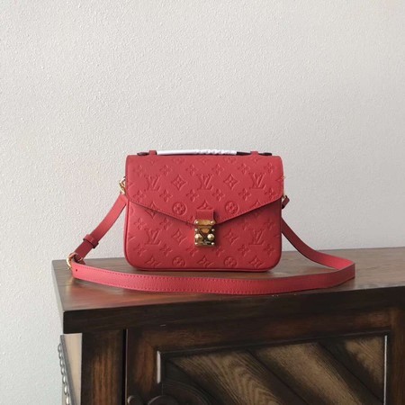 Fake Replica Louis Vuitton original Monogram Empreinte Tote Bag M41486 Cherry JH00367cN57