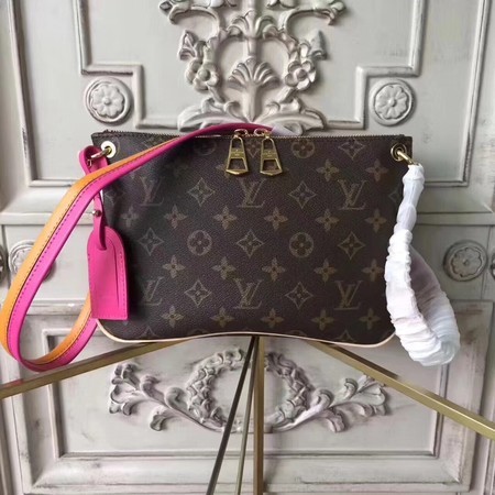 Fashion Louis vuitton lorette Original monogram canvas handbags M44053 rose JH00314FA65
