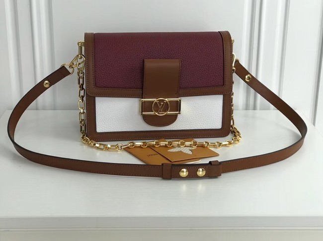 Fashion Louis Vuitton original SAINT SULPICE PM M44391 Red with white JH01470Rn14
