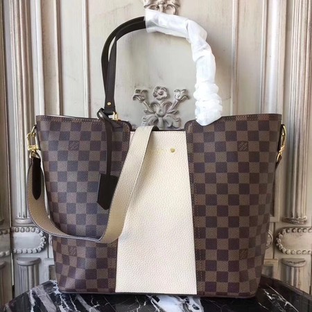 First-class Quality Louis Vuitton Original Damier Ebene Canvas JERSEY 44023 creamy-white JH00452JF90