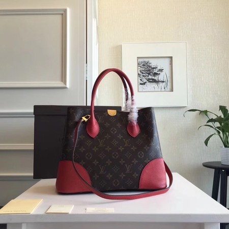 High Quality Fake louis vuitton original Leather Monogram Canvas Tote Bag M41596 red JH00490WC64