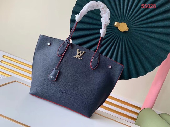 High Quality Fake Louis vuitton original LOCKME GO M55028 Royal Blue JH00720WC64