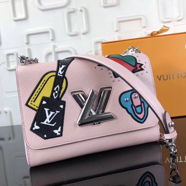High Quality Replica Louis vuitton original TWIST MM M52487 pink JH01522tp21