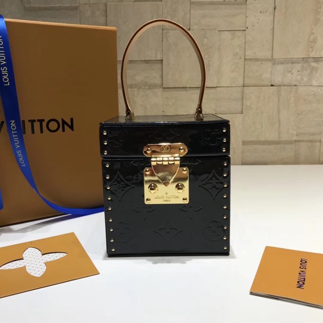Hot Louis Vuitton Monogram Vernis Original BLEECKER BOX M52464 black JH01578Ho45