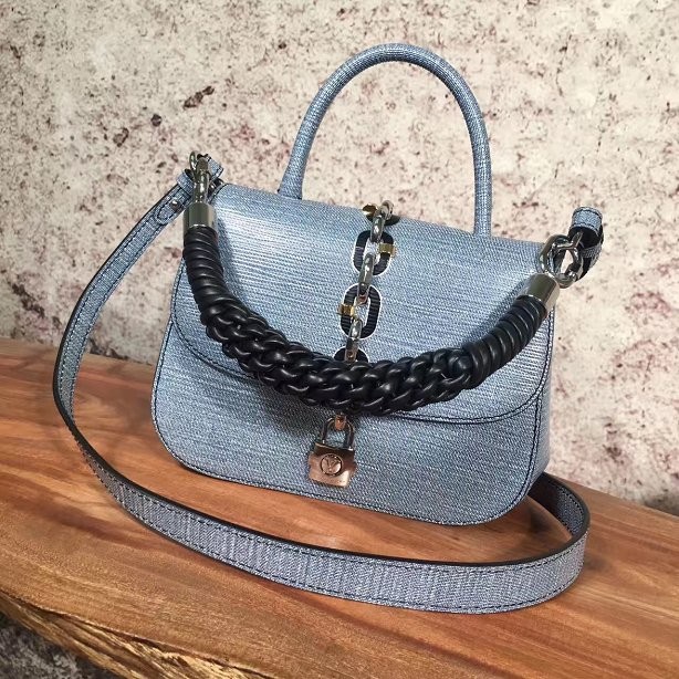 Imitation 1:1 2017 louis vuitton original leather chain it bag bb M54520 blue JH00765LT32