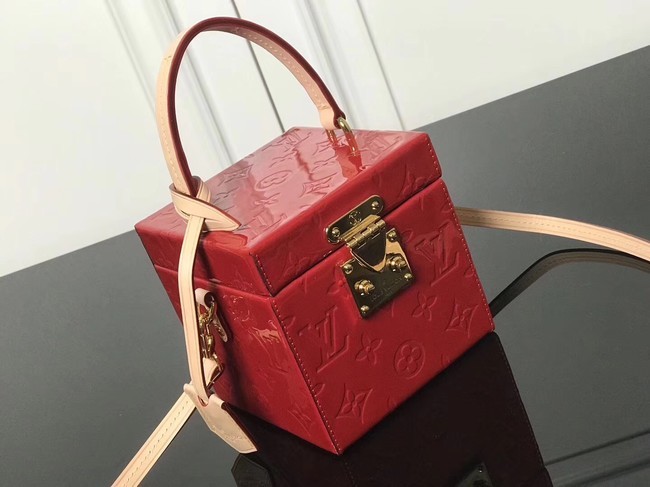 Imitation 1:1 Louis Vuitton Monogram Vernis Original BLEECKER BOX M52464 red JH01591qd57