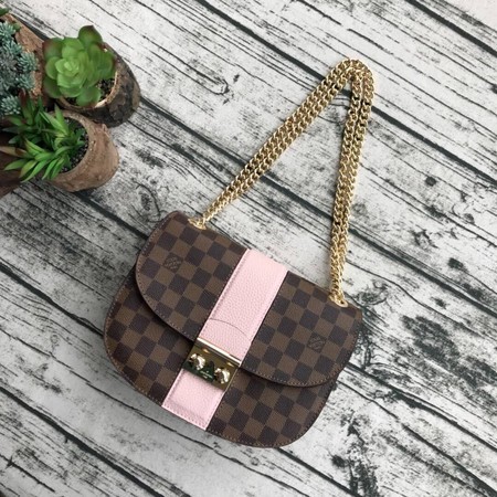 Imitation Best Louis Vuitton Original Damier Ebene Canvas WIGHT N64419 pink JH00470CD19
