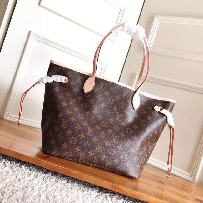Imitation Louis Vuitton Monogram Canvas Original NEVERFULL MM M40997 rose JH01995dW15