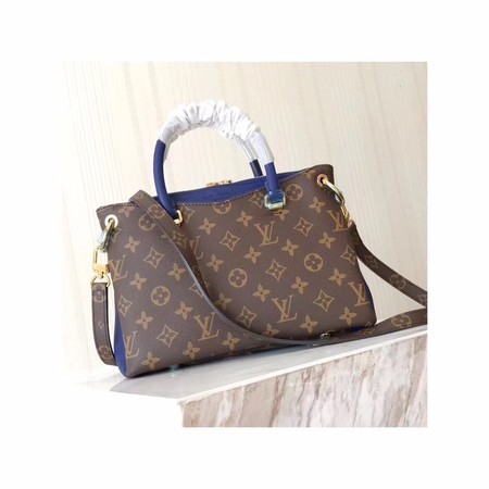 Imitation Louis Vuitton Monogram Canvas Pallas BB Original leather M43476 blue JH00618yF79
