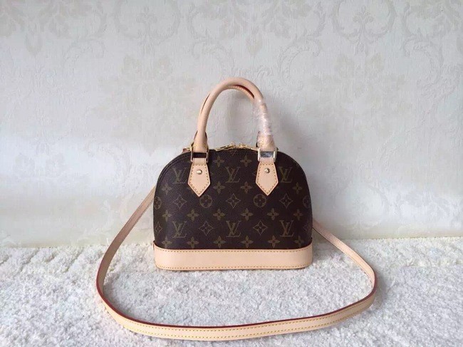 Imitation Louis Vuitton Original Damier Canvas ALMA BB M41221 Brown JH01018Yx32
