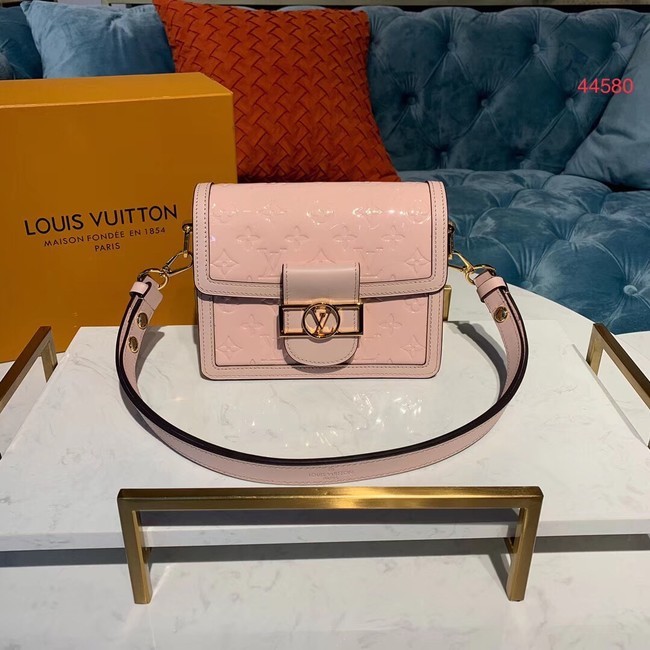 Imitation Louis vuitton original MINI DAUPHINE M44580 pink JH01016VJ28