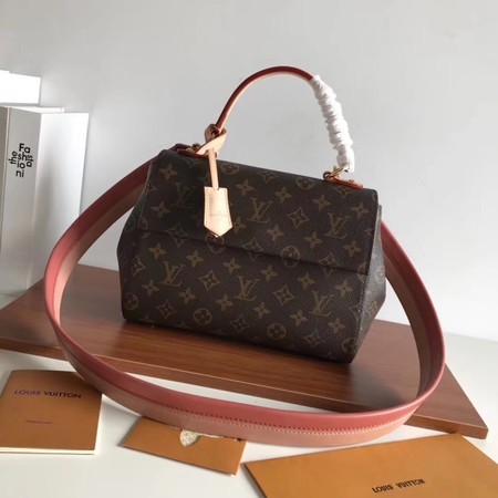 Imitation Louis vuitton original monogram canvas cluny mono 44267 pink JH00124mf57