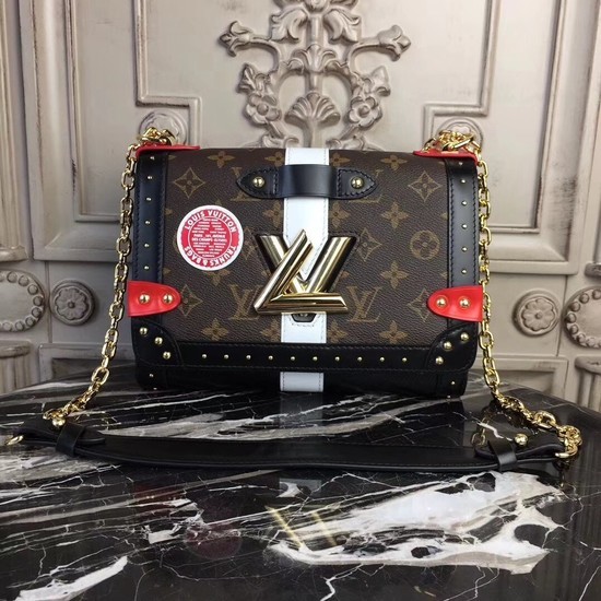 Imitation Louis vuitton original TWIST MM M43629 black JH00050bM57