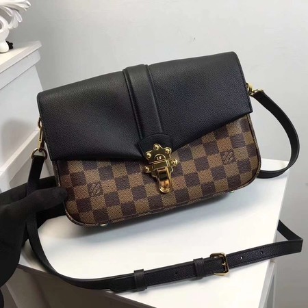 Knockoff Louis Vuitton Original Damier Ebene Canvas WIGHT N44243 black JH00345PF42