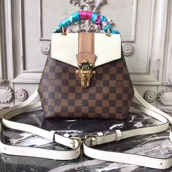 Louis vuitton hot springs backpack Original leather CLAPTON 42259 cream JH00093sj48