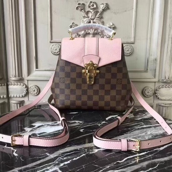 Louis vuitton hot springs backpack Original leather CLAPTON 42259 pink JH00094Fa12