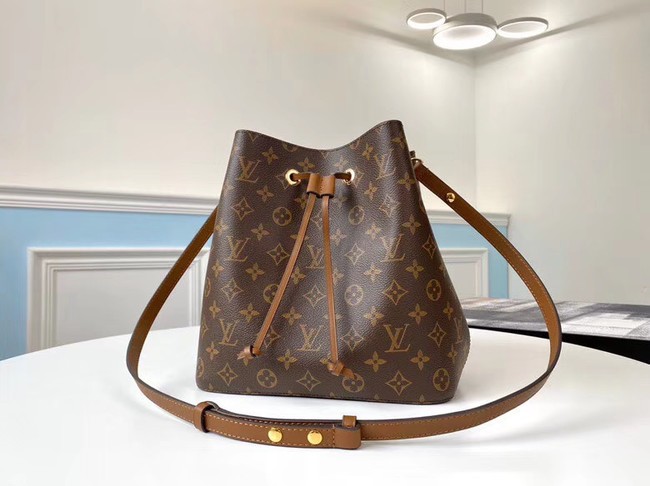 Louis Vuitton Monogram Canvas Neonoe Original Leather M44887 brown JH00583FA31
