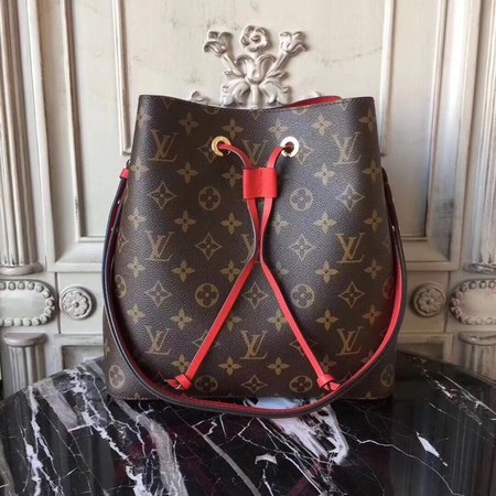 louis vuitton monogram canvas original bag neonoe M44020 red JH00447Js85