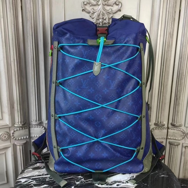 Louis Vuitton Monogram Christopher Backpack OUTDOOR 43834 blue JH01950SU58