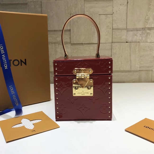 Louis Vuitton Monogram Vernis Original BLEECKER BOX M52464 red JH01577eI70