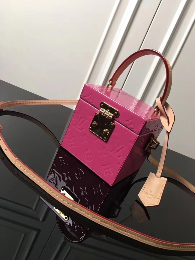 Louis Vuitton Monogram Vernis Original BLEECKER BOX M52464 rose JH01590Qc12