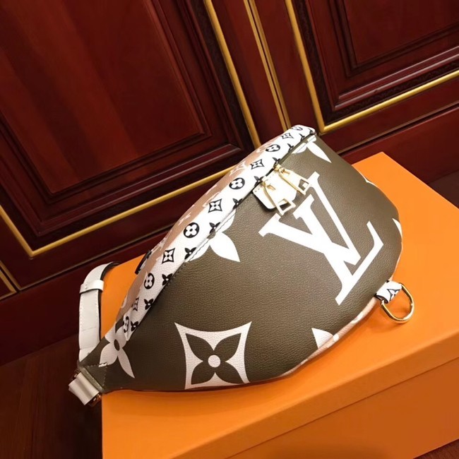 Louis vuitton original BUMBAG M44611 Khaki JH01163Hg74