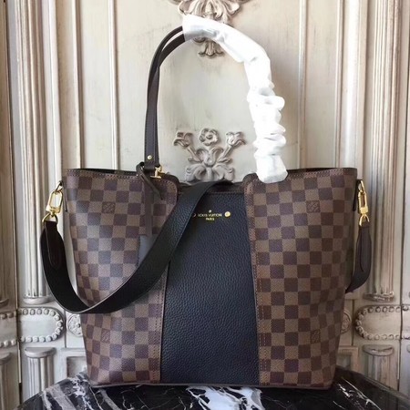 Louis Vuitton Original Damier Ebene Canvas JERSEY 44023 black JH00453fw56